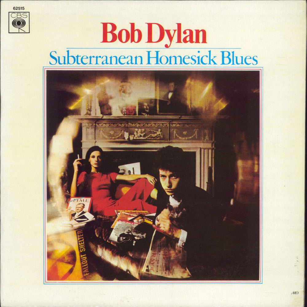 Bob Dylan Subterranean Homesick Blues - laminated Portugese vinyl LP album (LP record) CBS62515