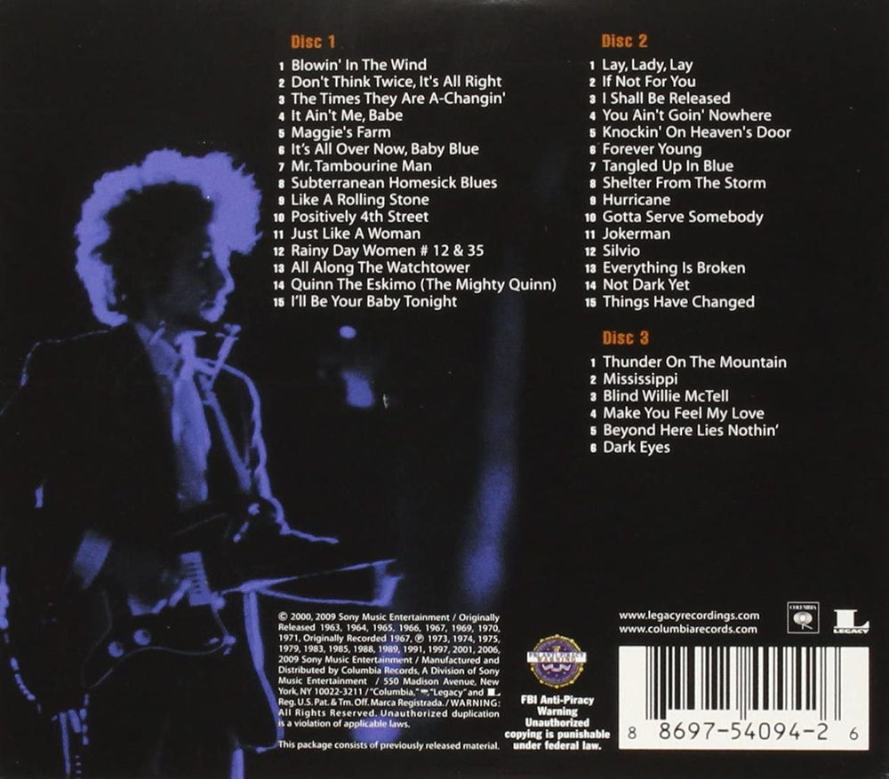 Bob Dylan The Essential Bob Dylan US 3-CD album set (Triple CD) DYL3CTH793250