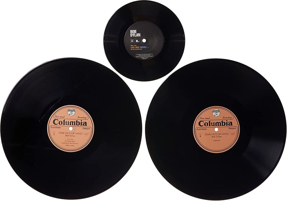 Bob Dylan Time Out Of Mind + Bonus 7-inch Single - Sealed UK 2-LP vinyl record set (Double LP Album)