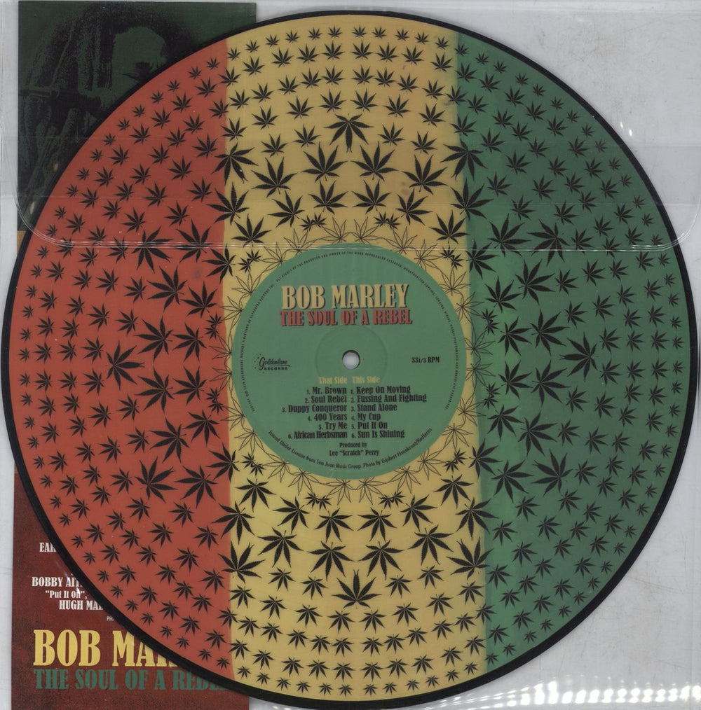 Bob Marley & The Wailers The Soul Of A Rebel US picture disc LP (vinyl picture disc album) 889466176111