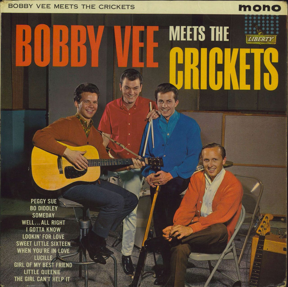 Bobby Vee Bobby Vee Meets The Crickets - EX UK vinyl LP album (LP record) LBY1086