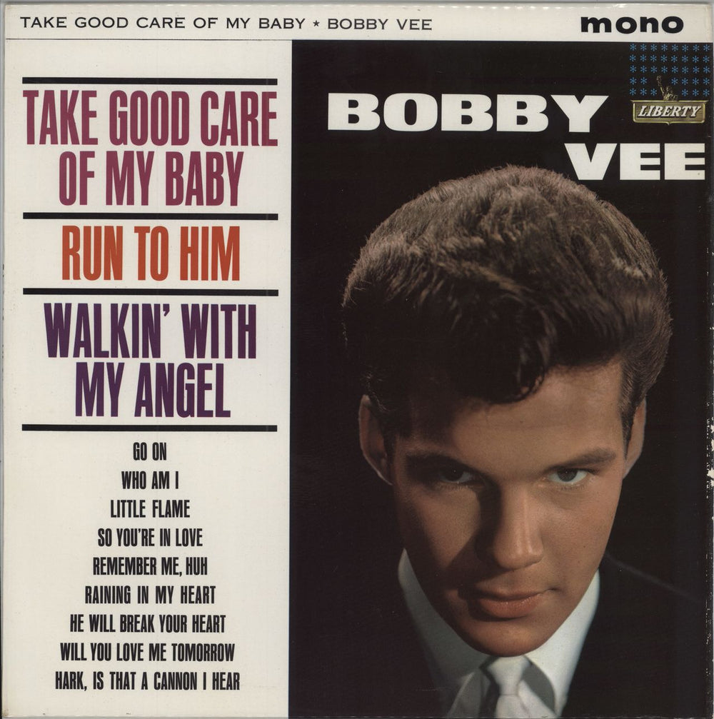 Bobby Vee Take Good Care Of My Baby - Archive UK vinyl LP album (LP record) LBY1004