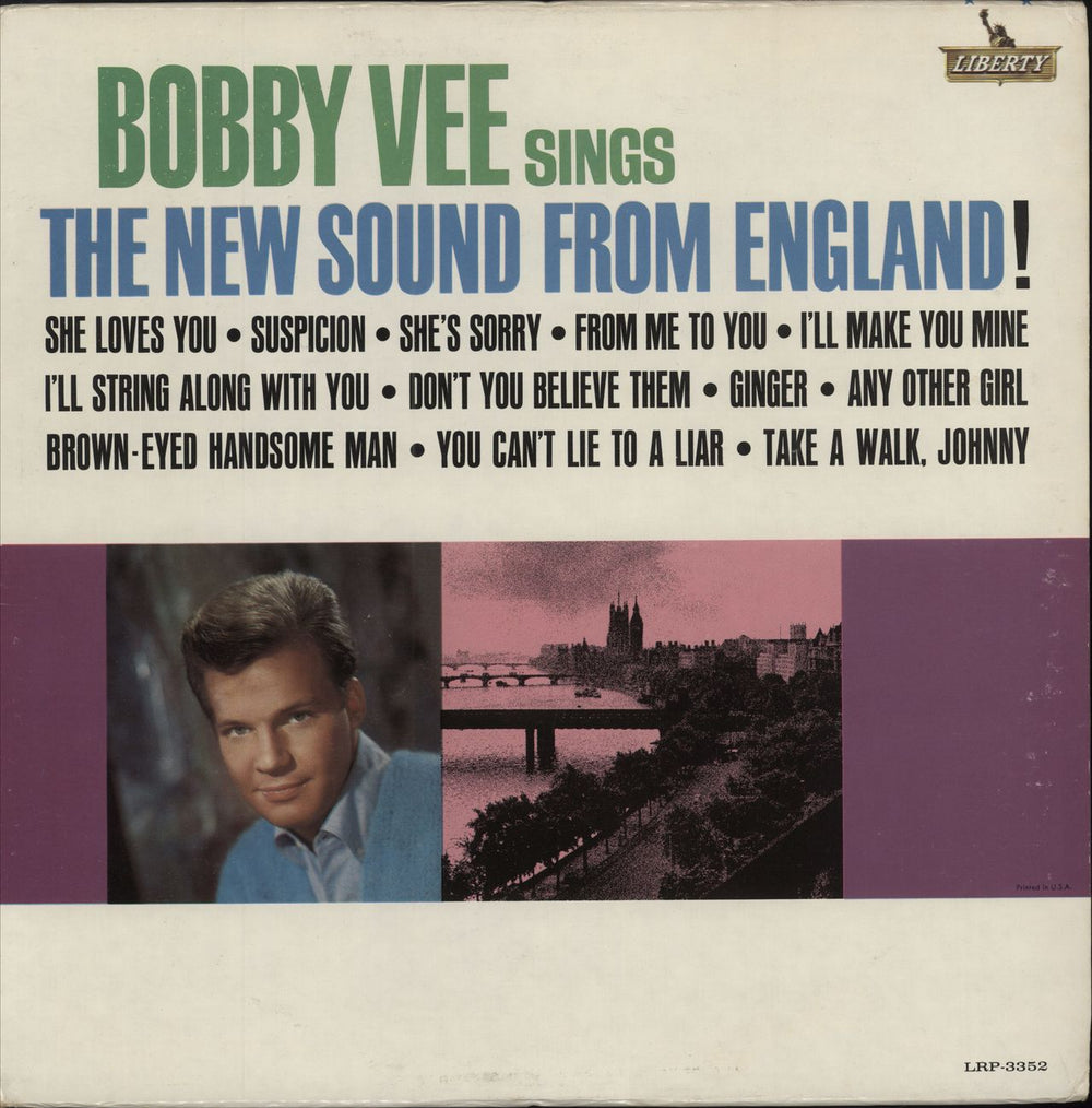 Bobby Vee The New Sound From England US vinyl LP album (LP record) LRP-3352