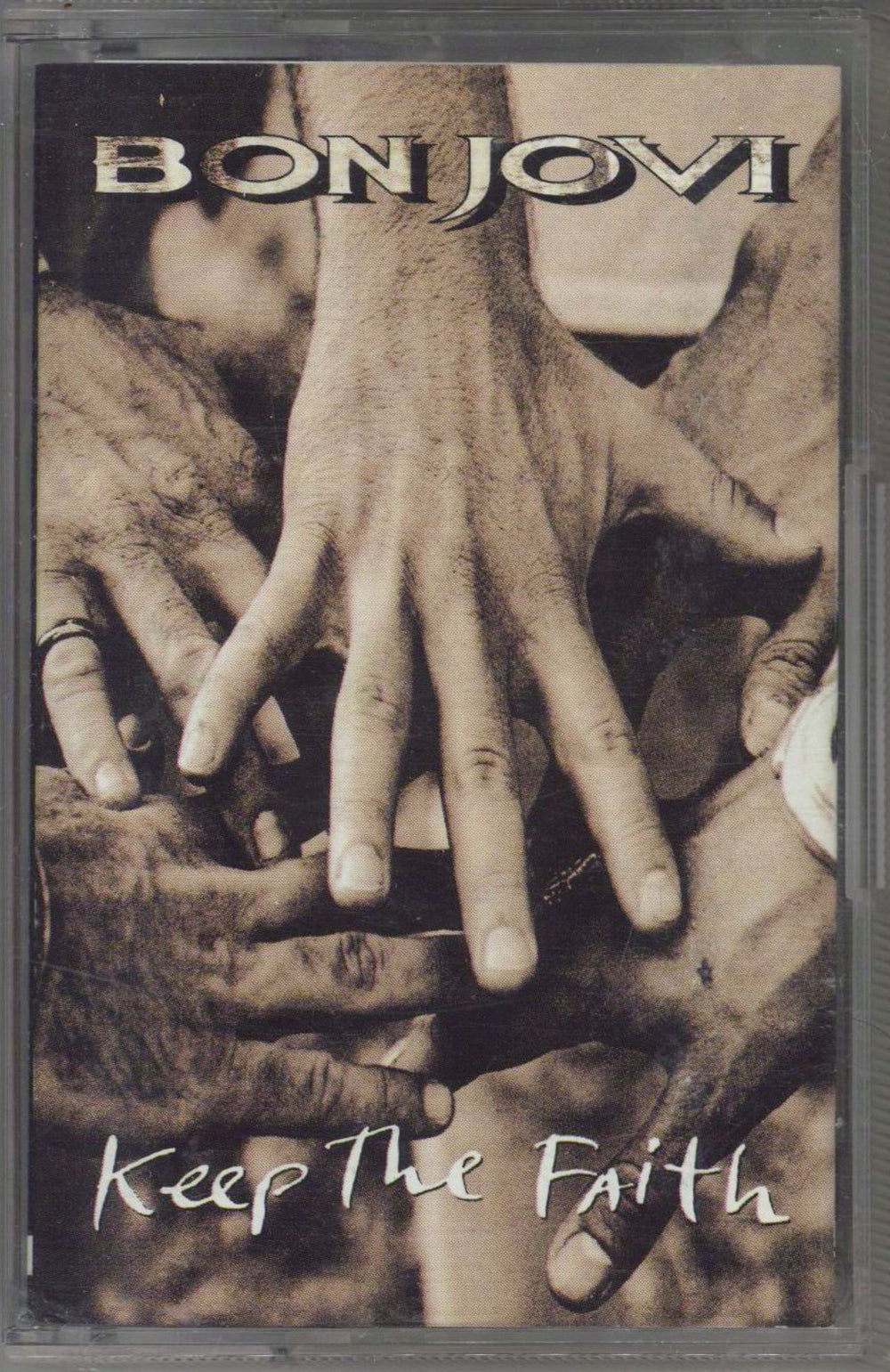 Bon Jovi Keep The Faith UK cassette album 514197-4