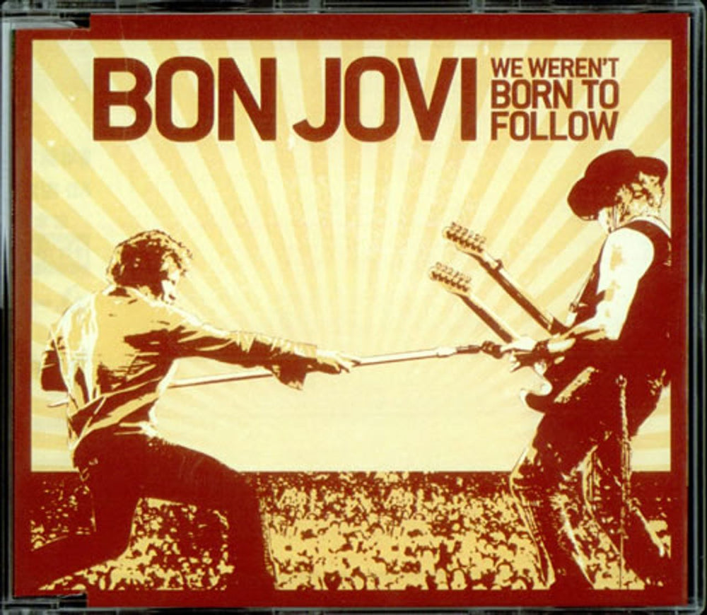 Bon Jovi We Weren't Born To Follow UK Promo CD-R acetate CD-R