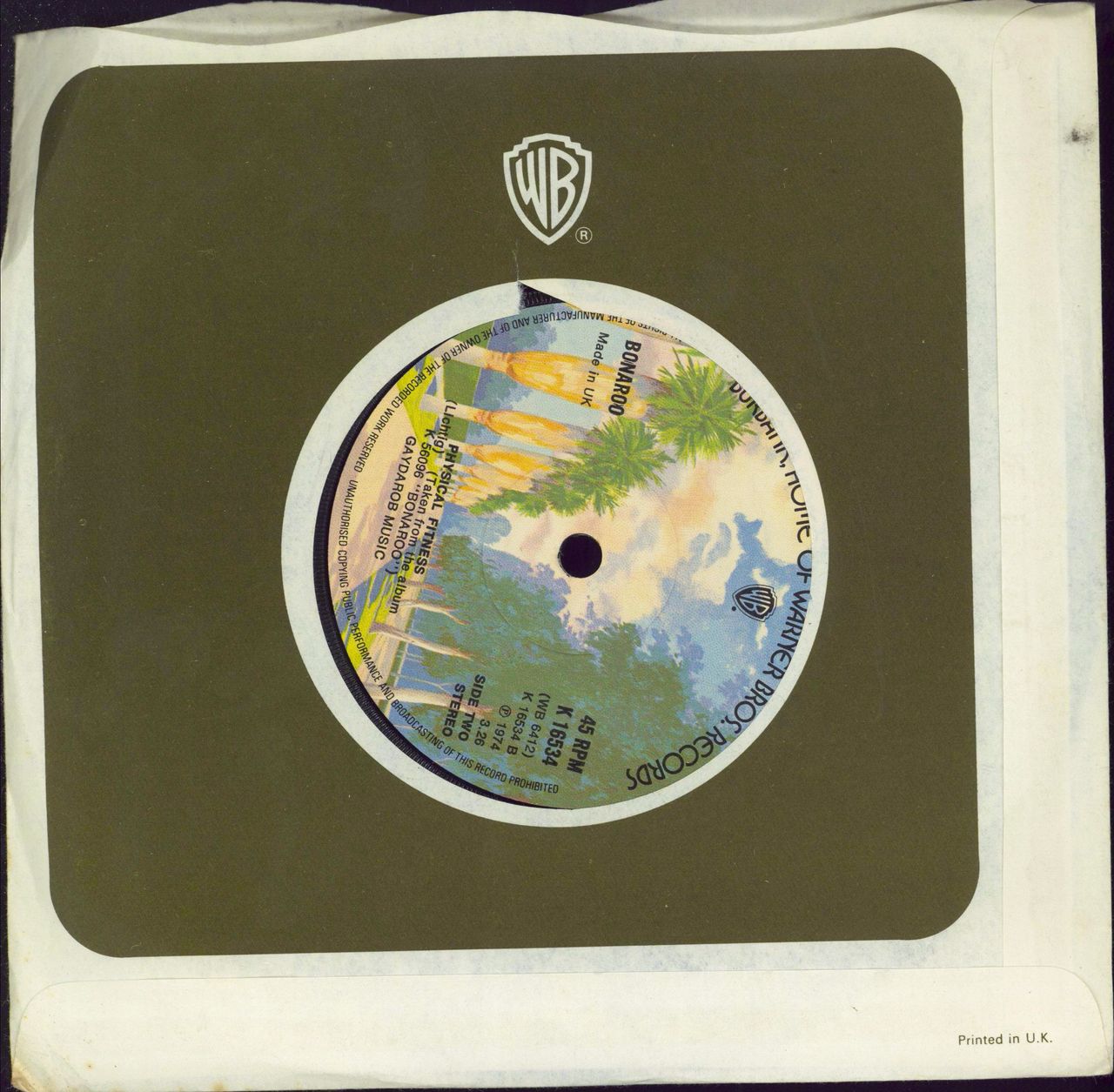Bonaroo Sally Ann UK 7" vinyl single (7 inch record / 45)