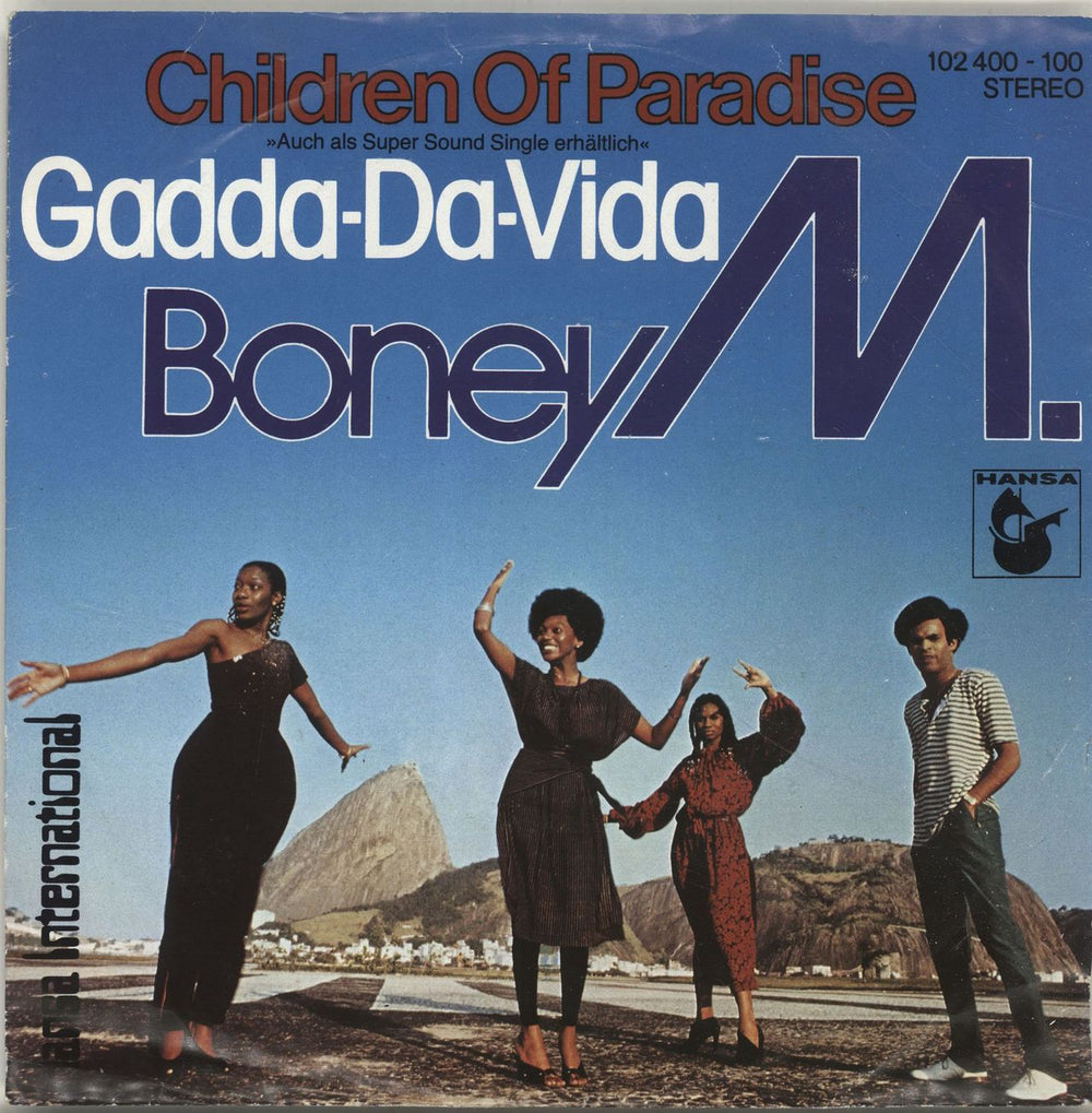 Boney M Children Of Paradise German 7" vinyl single (7 inch record / 45) 102400-100