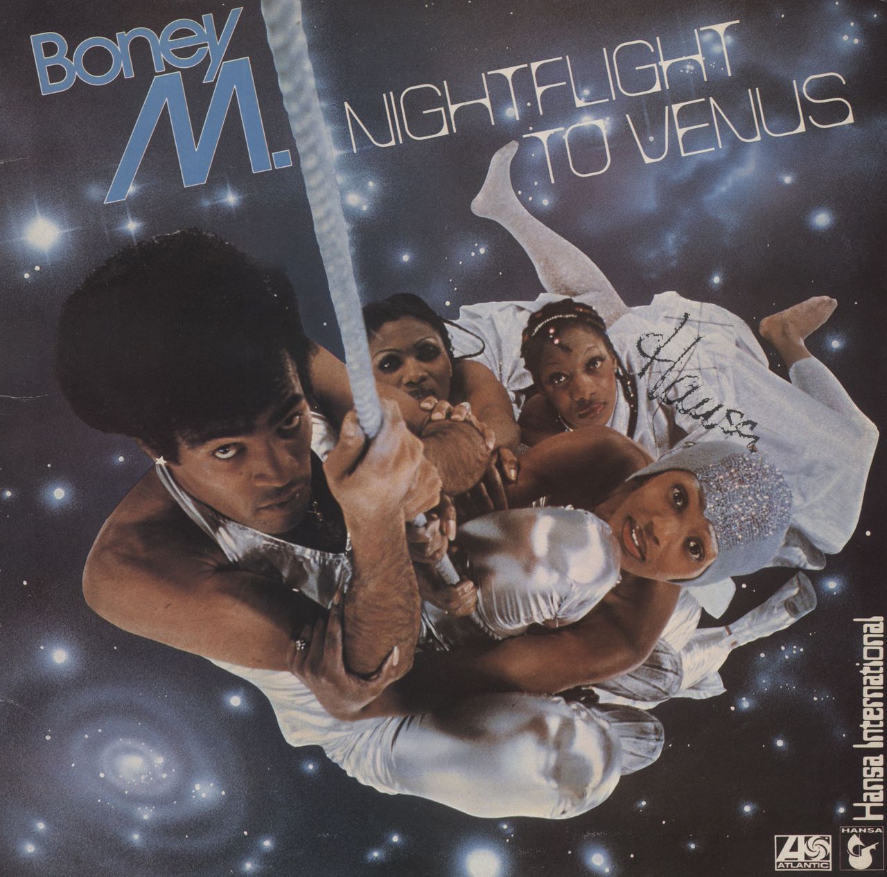 Boney M Nightflight To Venus - Autographed UK vinyl LP album (LP record) K50498