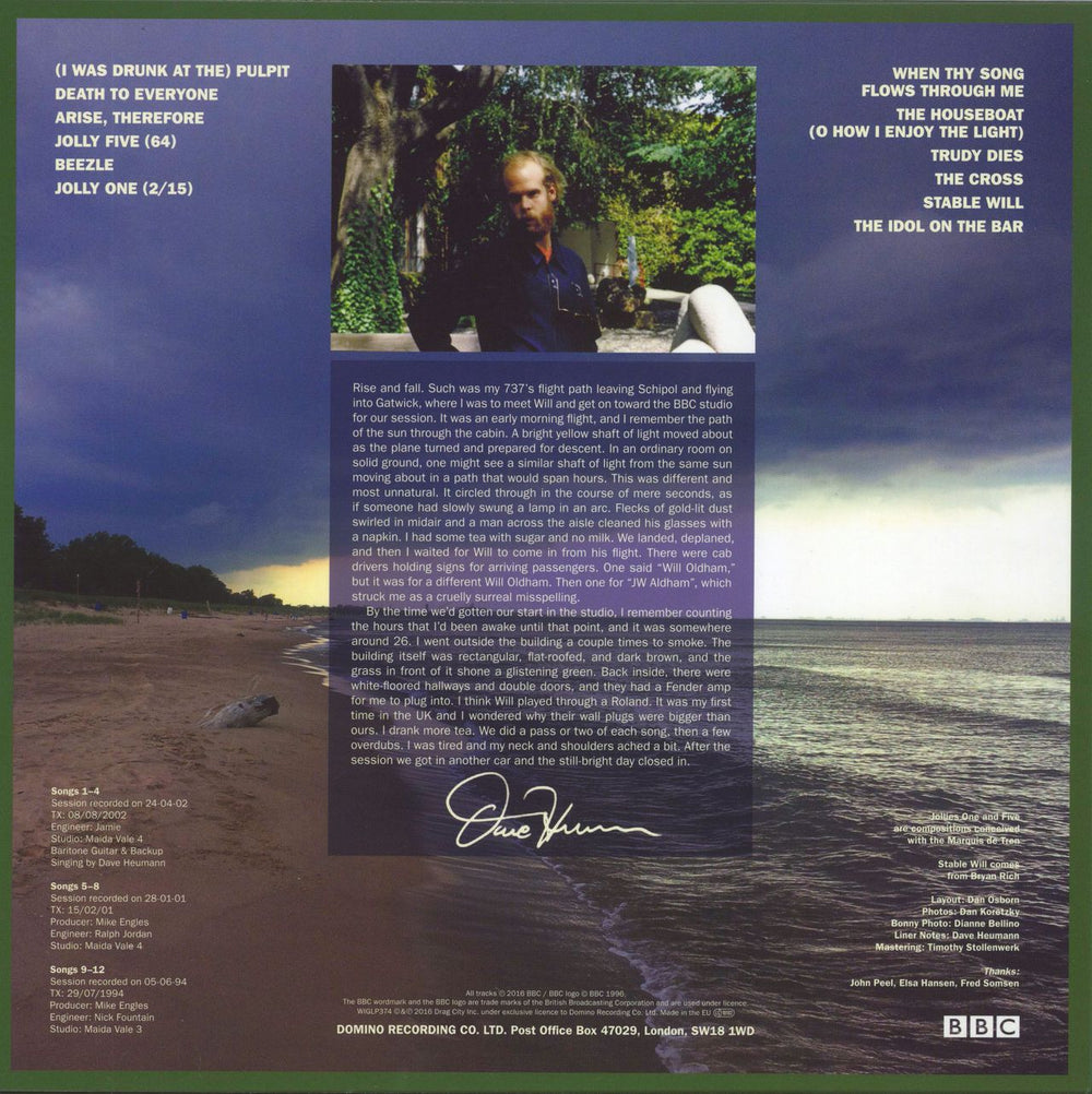 Bonnie Prince Billy Pond Scum UK vinyl LP album (LP record)