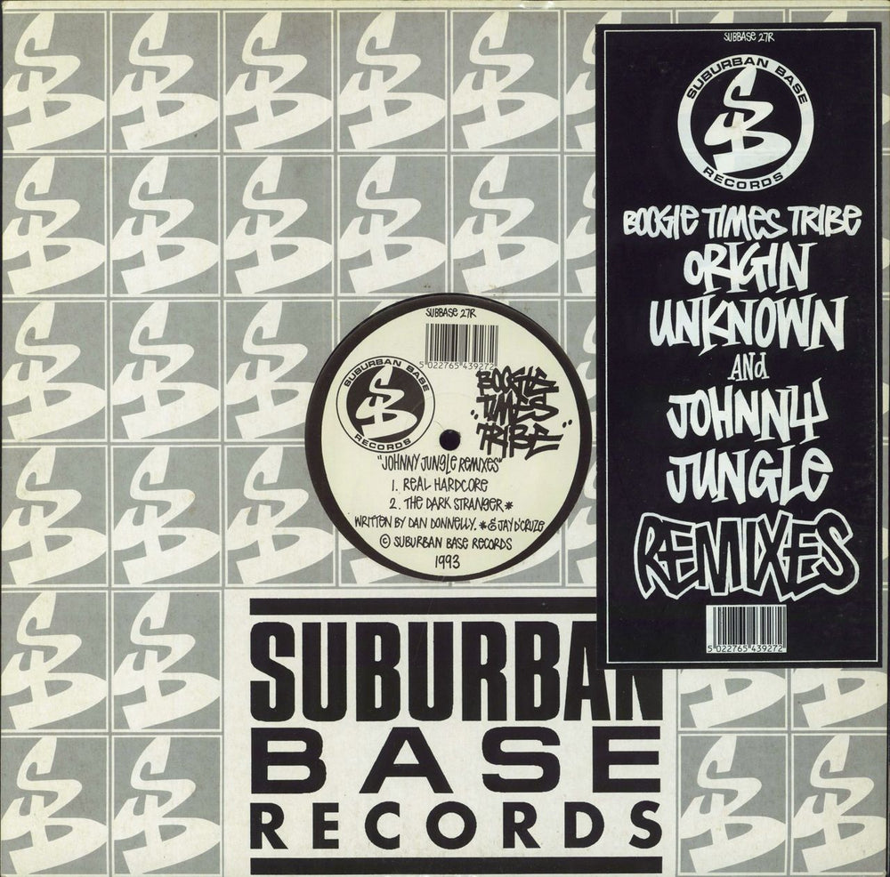 Boogie Times Tribe The Dark Stranger / Real Hardcore (Remixes) UK 12" vinyl single (12 inch record / Maxi-single) SUBBASE27R