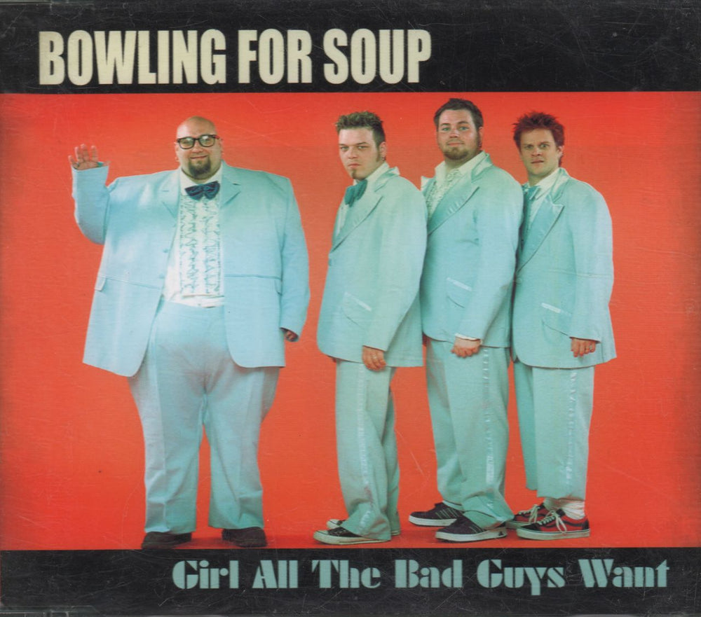 Bowling For Soup Girl All The Bad Guys Want UK 2-CD single set (Double CD single) CD/CDXKUT194