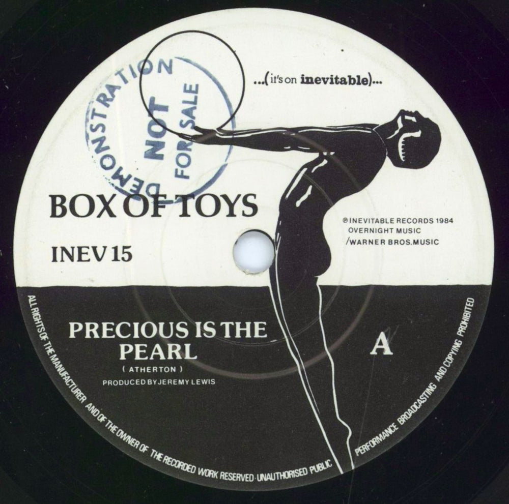 Box Of Toys Precious Is The Pearl - Demonstration stamped UK 7" vinyl single (7 inch record / 45) O6207PR808851