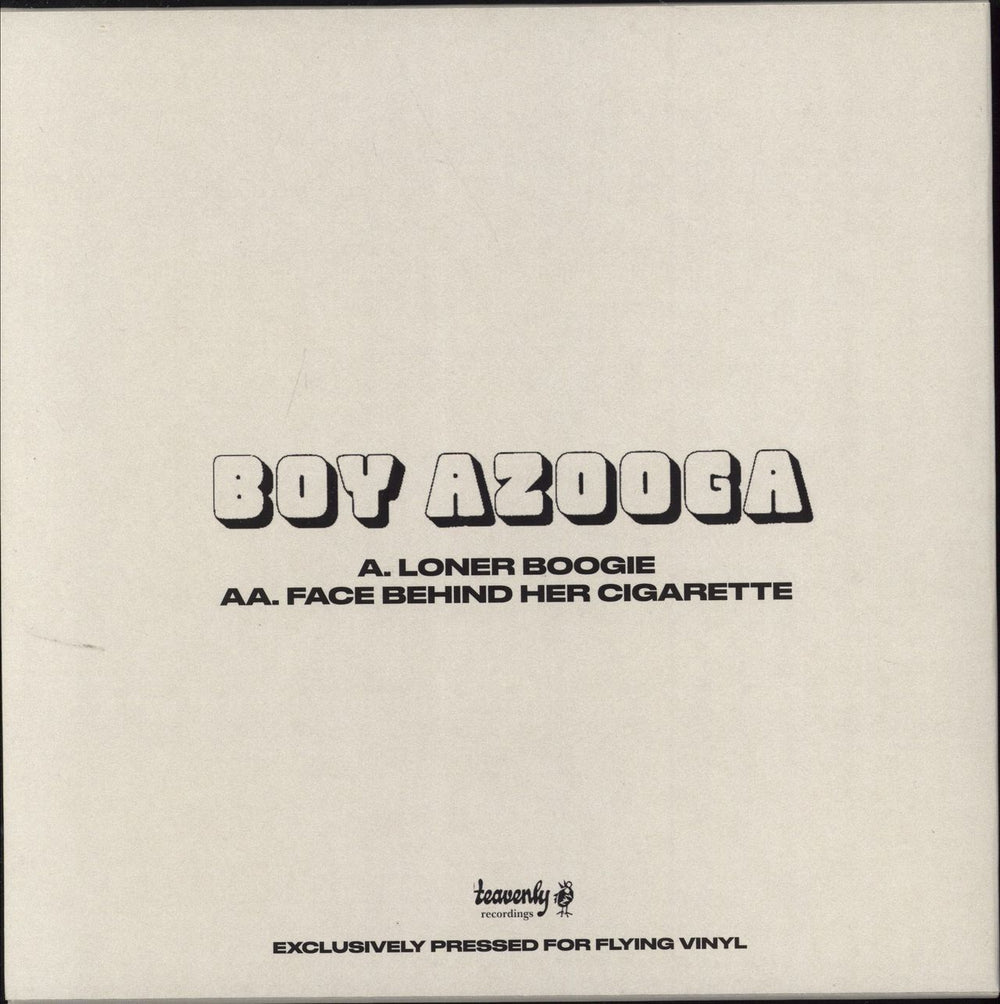 Boy Azooga Loner Boogie / Face Behind Her Cigarette UK 7" vinyl single (7 inch record / 45)