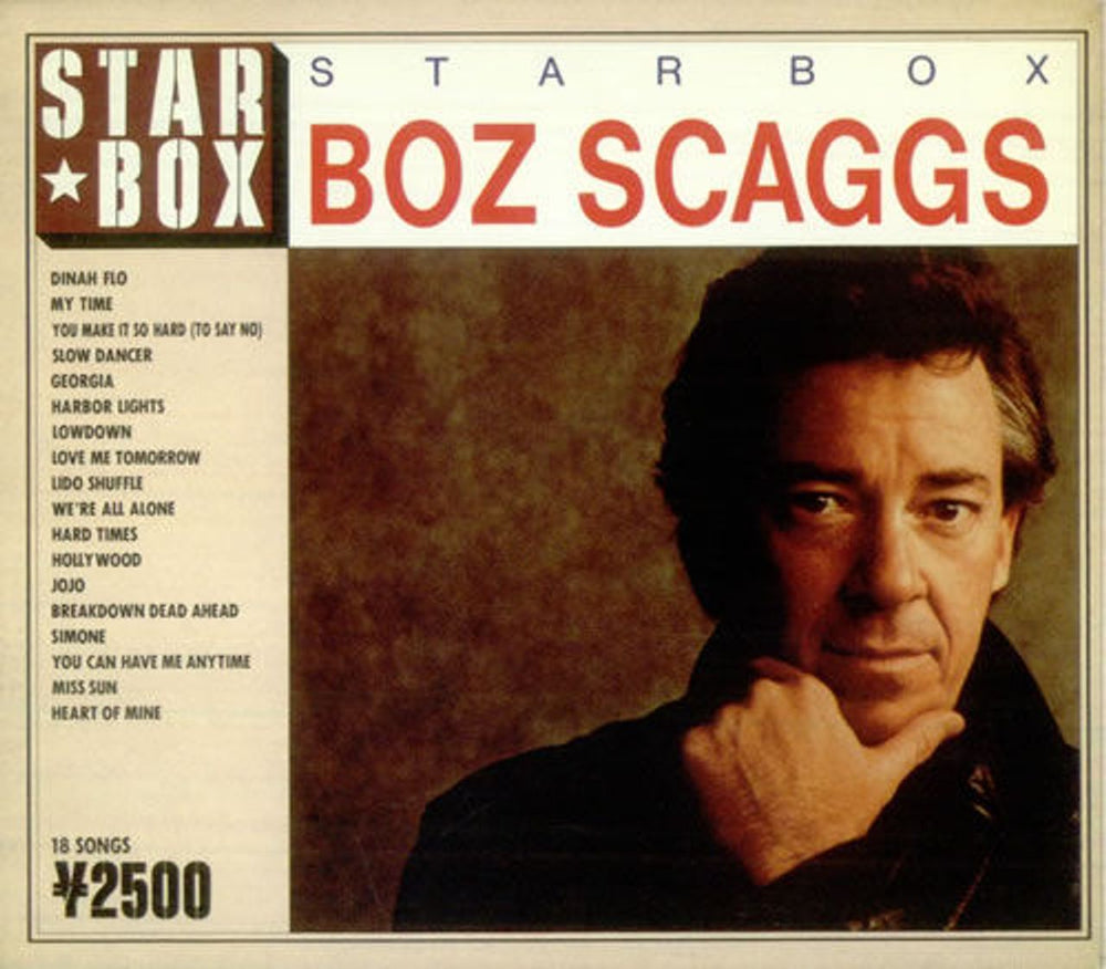 Boz Scaggs Star Box Japanese CD album (CDLP) 25DP-5202