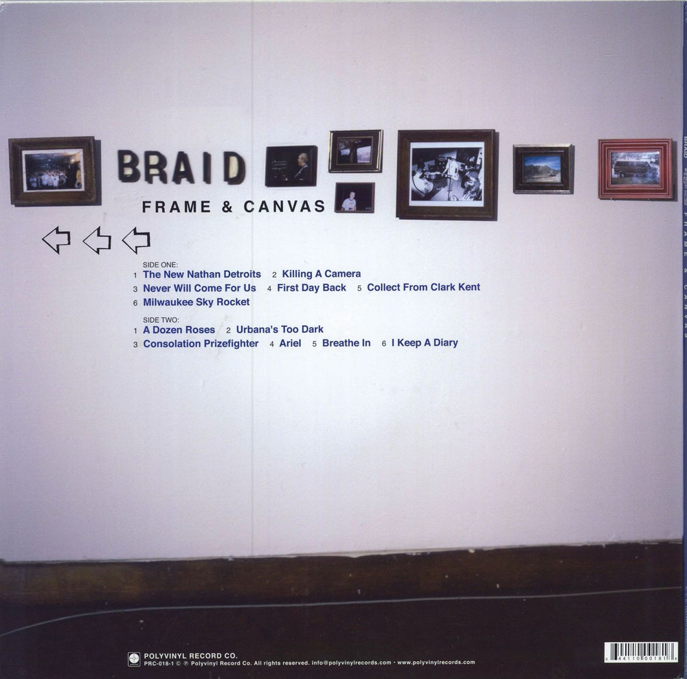 Braid Frame & Canvas - 180gram US vinyl LP album (LP record)