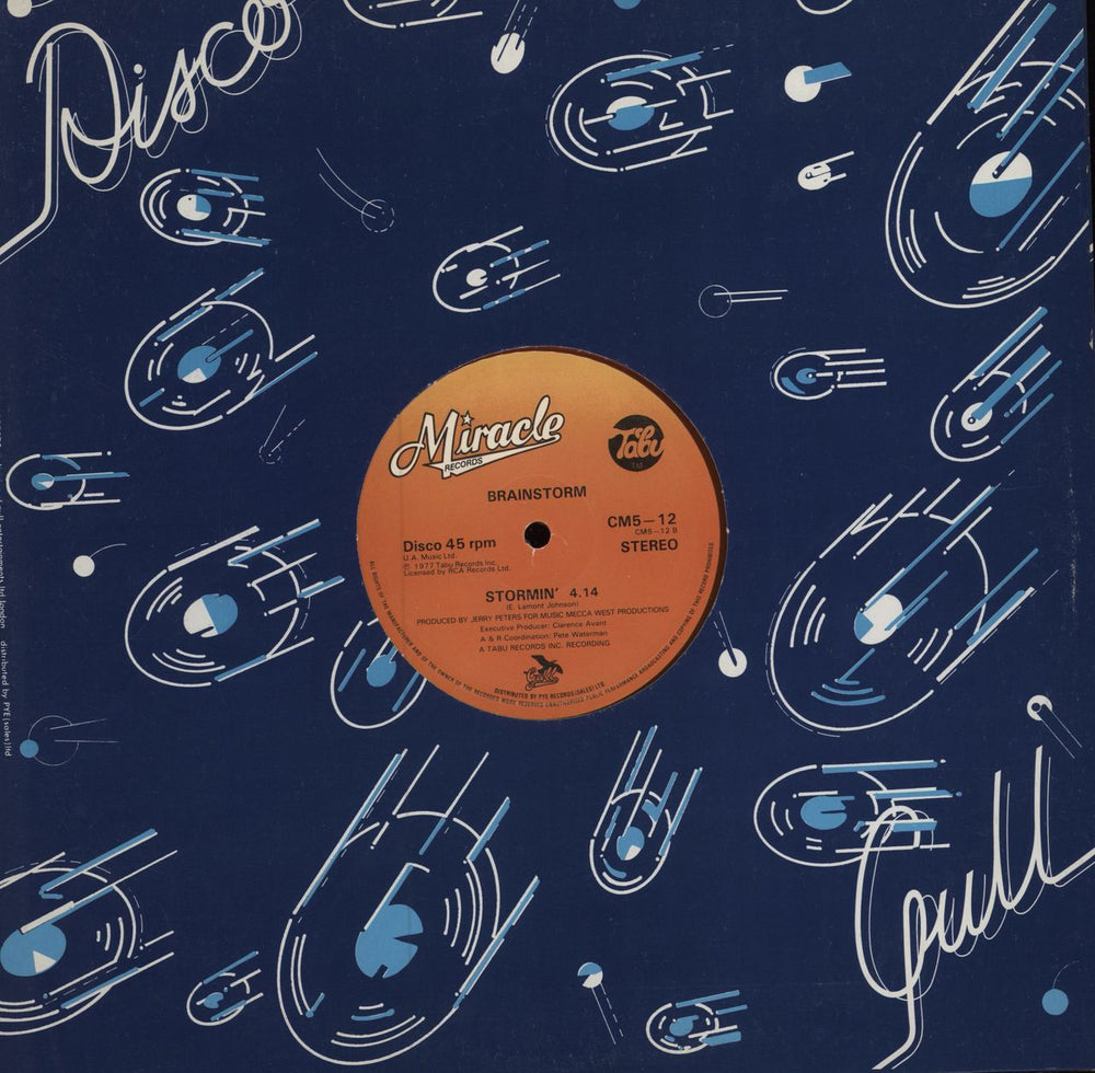 Brainstorm (Disco Funk) Lovin' Is Really My Game - Red vinyl UK 12" vinyl single (12 inch record / Maxi-single)
