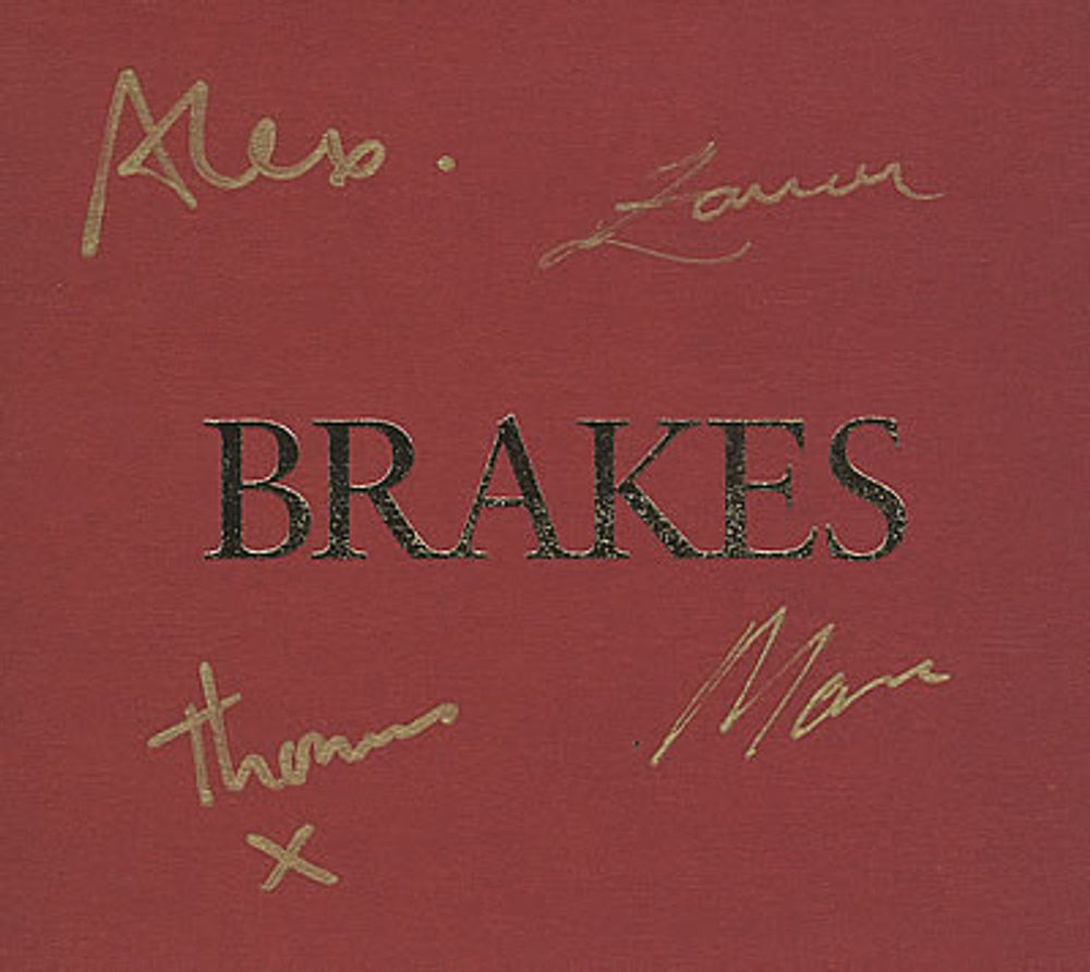 Brakes (00s) Give Blood - Autographed UK CD album (CDLP) RTRADCD228