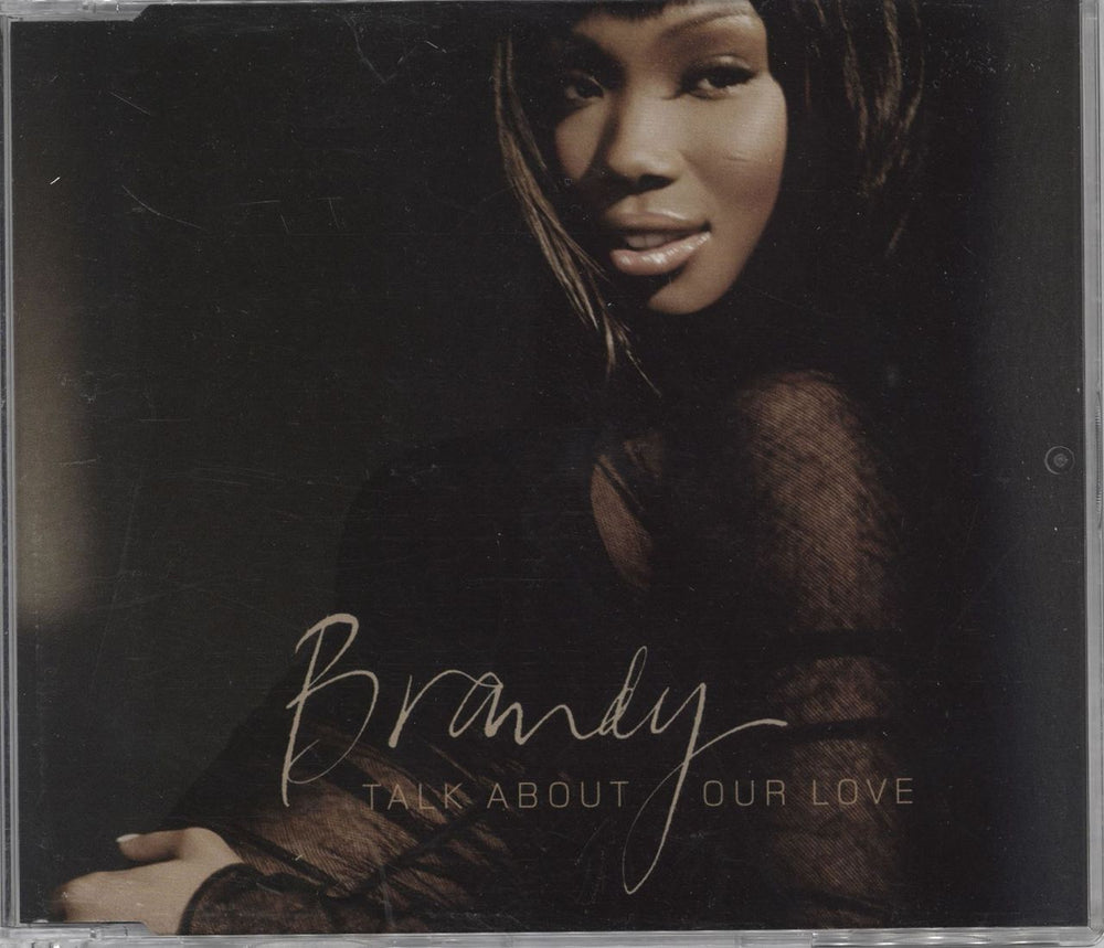 Brandy Talk About Our Love UK CD single (CD5 / 5") AT0177CD