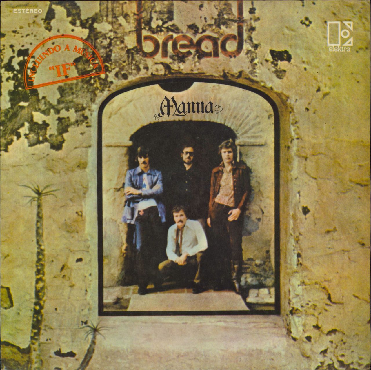Bread Manna Brazilian vinyl LP album (LP record) 65.001