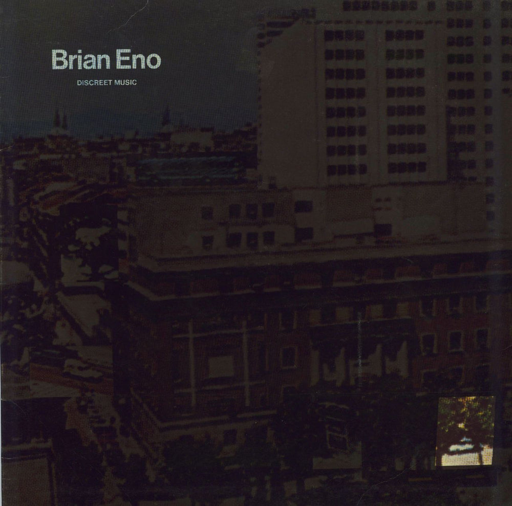 Brian Eno Discreet Music UK vinyl LP album (LP record) EGED23