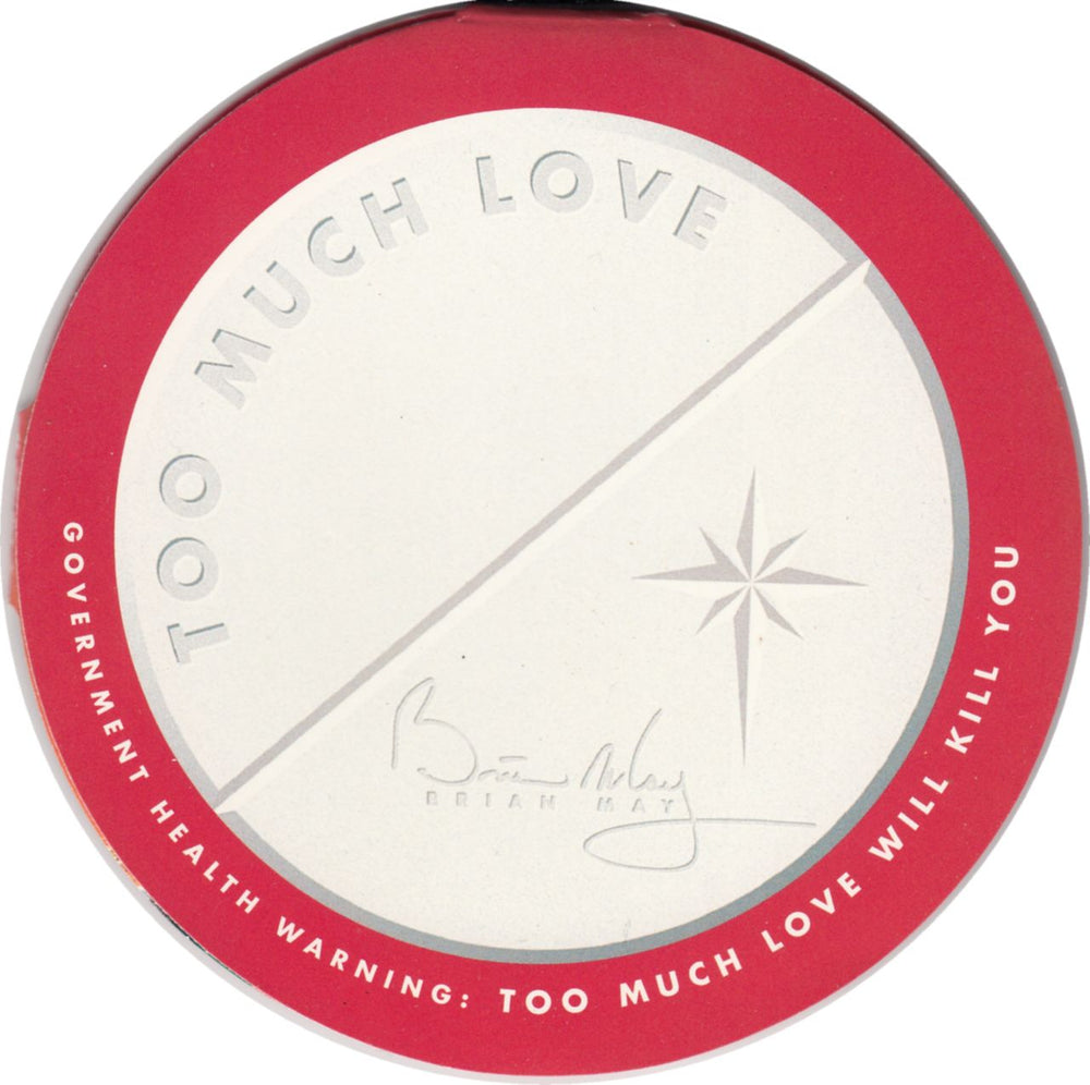 Brian May Too Much Love - 2nd Cd UK CD single (CD5 / 5") CDRS6320