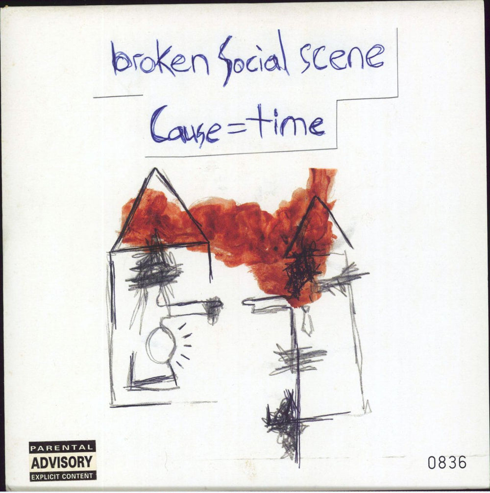 Broken Social Scene Cause = Time UK 7" vinyl single (7 inch record / 45) 981282-9