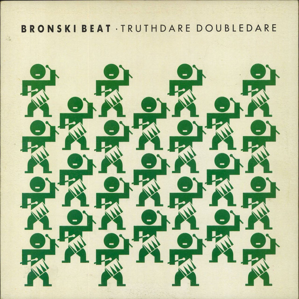 Bronski Beat Truthdare Doubledare - Green sleeve UK vinyl LP album (LP record) BITLP3