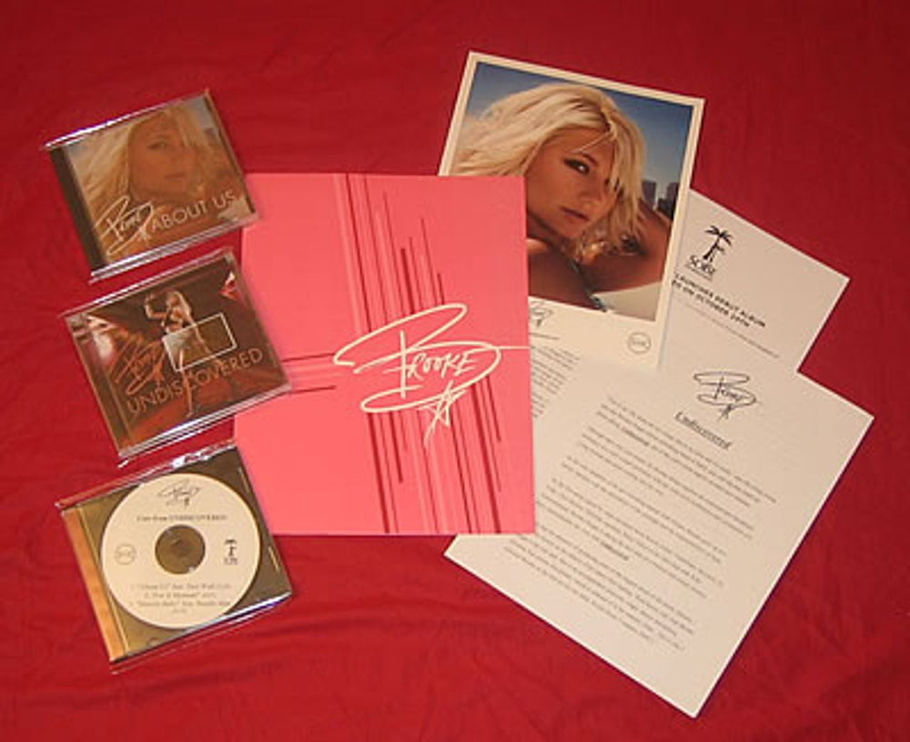 Brooke Hogan Undiscovered US Promo media press kit PRESS KIT