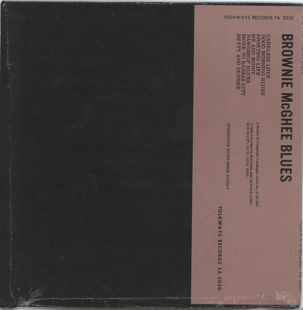 Brownie McGhee Blues UK 10" vinyl single (10 inch record)