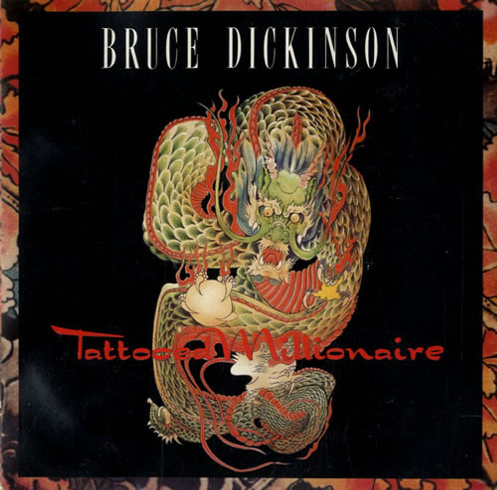 Bruce Dickinson Tattooed Millionaire UK 7" vinyl single (7 inch record / 45) EM138
