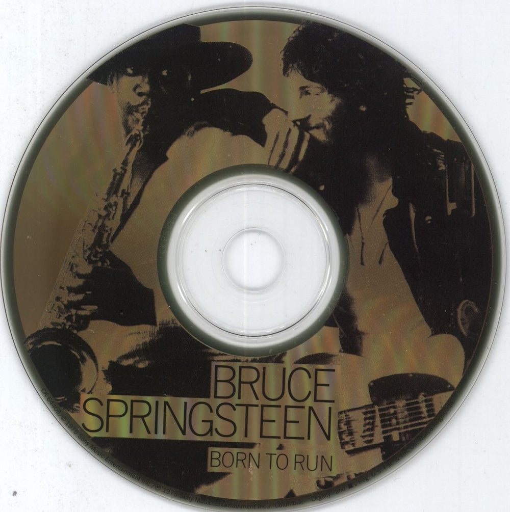 Bruce Springsteen Born To Run - Gold US CD album (CDLP) SPRCDBO816162