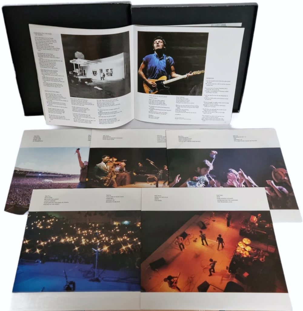 Bruce Springsteen Live 1975-1985 - stickered box UK Vinyl Box Set