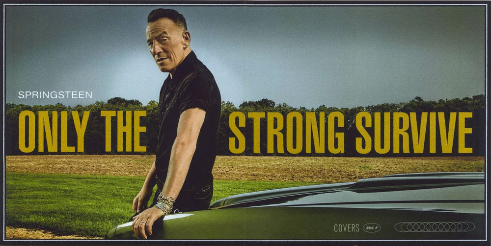 Bruce Springsteen Only The Strong Survive - Orbit Orange Vinyl Indie Retail Exclusive UK 2-LP vinyl record set (Double LP Album)