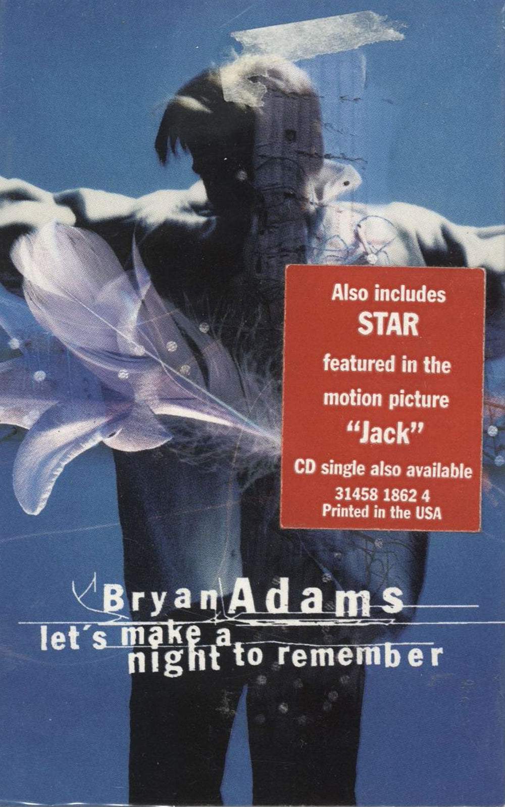Bryan Adams Let's Make A Night To Remember US cassette single 31458-1862-4