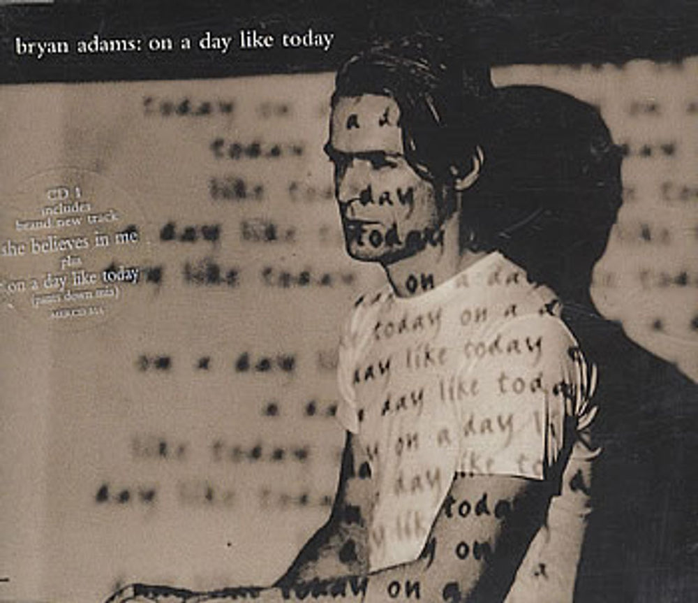 Bryan Adams On A Day Like Today UK CD single (CD5 / 5") MERCD516