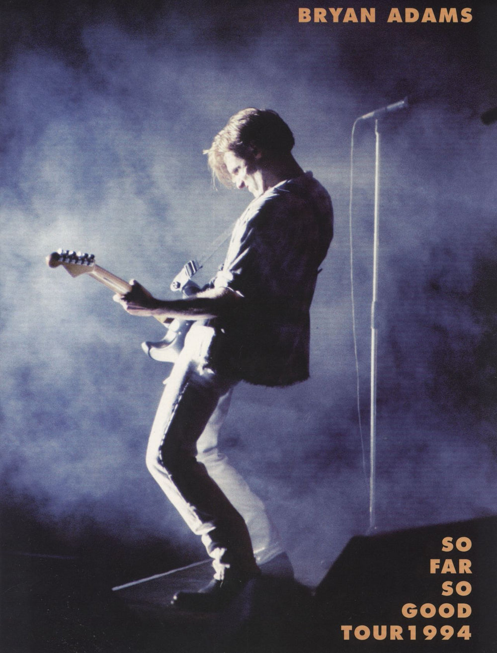 Bryan Adams So Far So Good Tour 1994 UK tour programme TOUR PROGRAMME