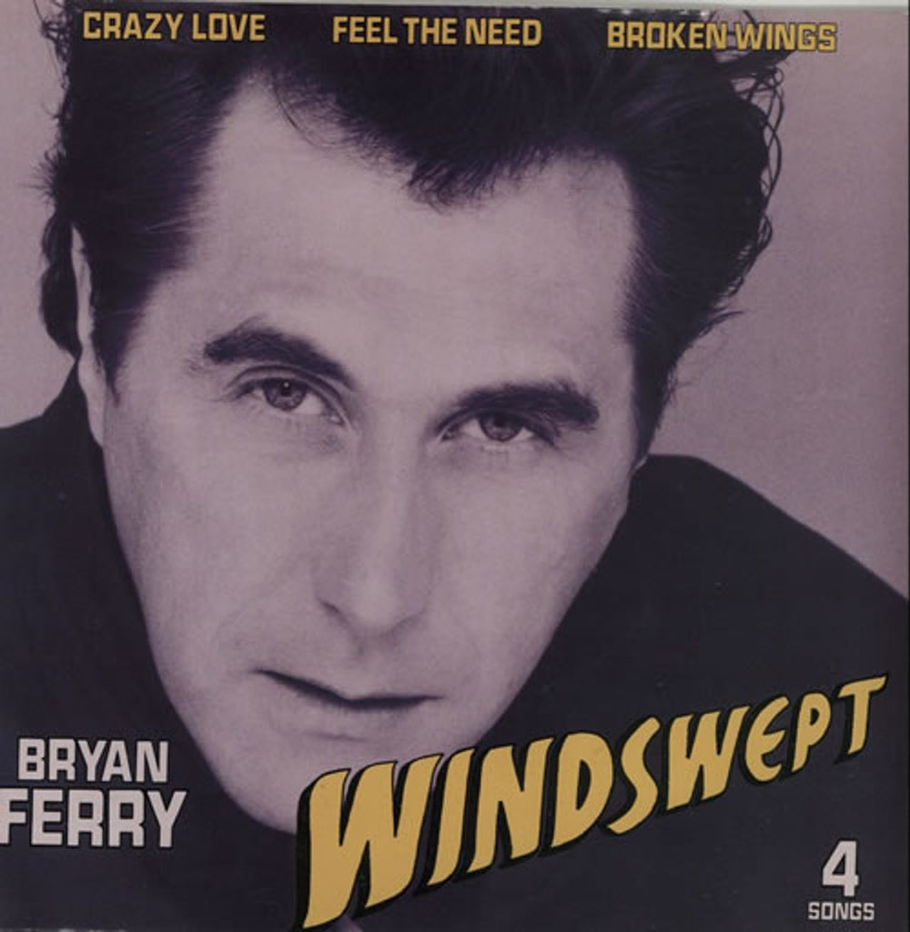 Bryan Ferry Windswept UK 7" vinyl single (7 inch record / 45) FEREP3