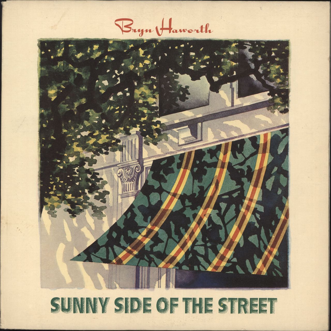 Bryn Haworth Sunny Side Of The Street - 1st + lyric inner UK vinyl LP album (LP record) ILPS9332
