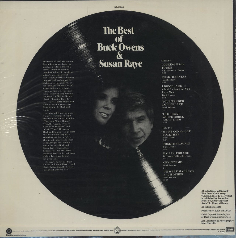 Buck Owens & Susan Raye The Best Of Buck Owens & Susan Raye US vinyl LP album (LP record)