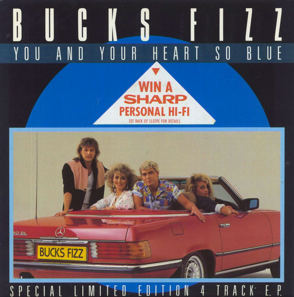 Bucks Fizz You And Your Heart So Blue UK 7" vinyl single (7 inch record / 45) PB40233(E)