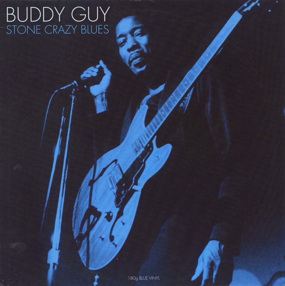 Buddy Guy Stone Crazy Blues - 180gm Blue UK vinyl LP album (LP record) NOTLP253