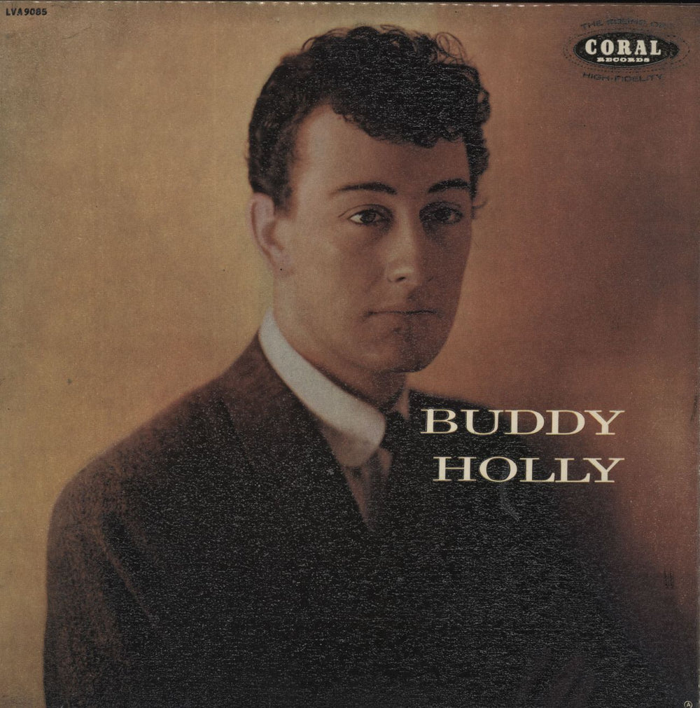 Buddy Holly Buddy Holly - 3rd UK vinyl LP album (LP record) LVA9085