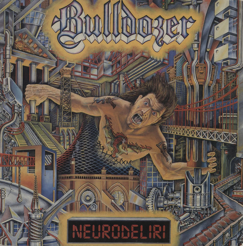 Bulldozer Neurodeliri Italian vinyl LP album (LP record) MET109