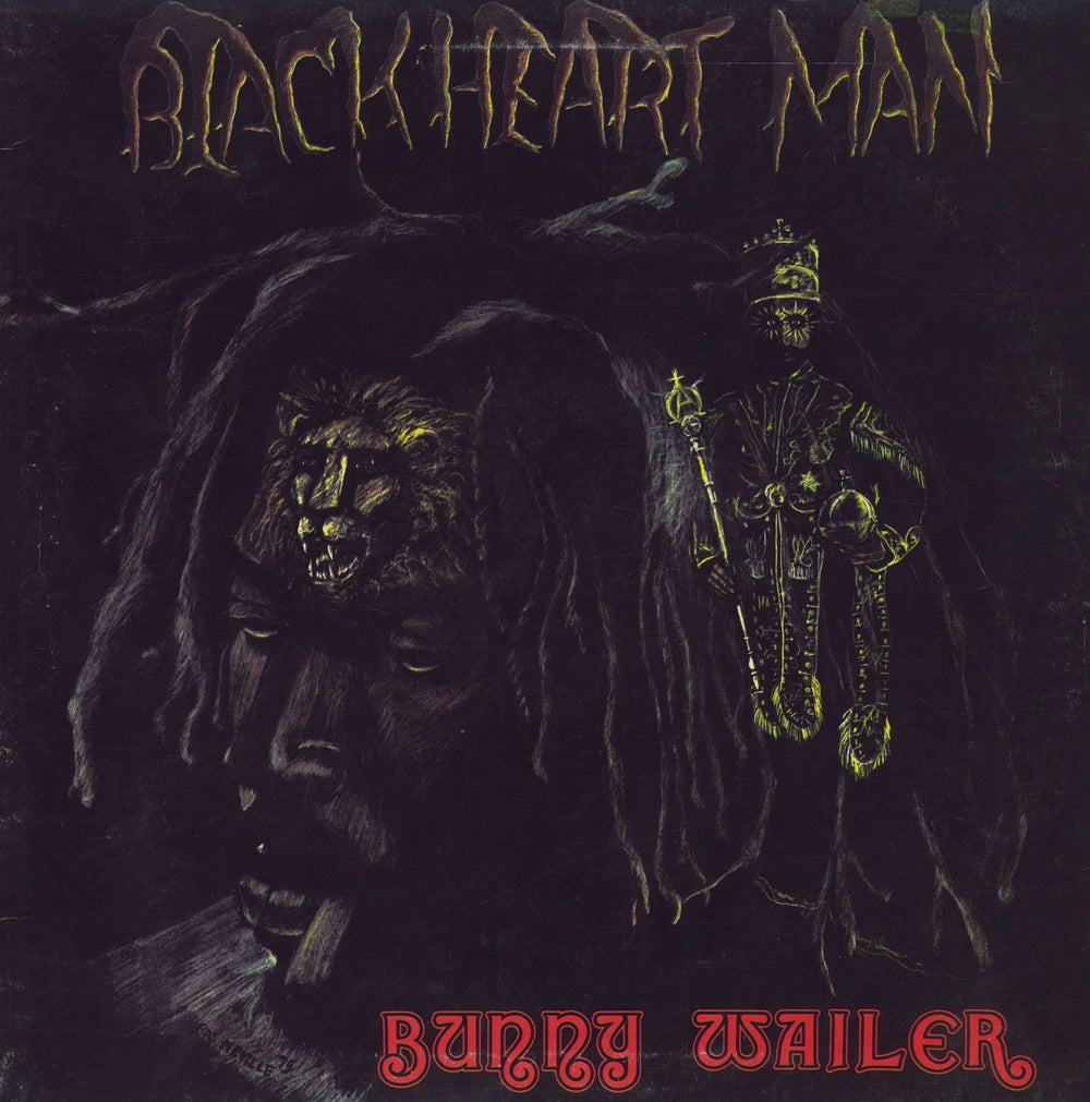 Bunny Wailer Blackheart Man - 1st - EX US vinyl LP album (LP record) ILPS9415