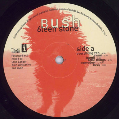 Bush Sixteen Stone US vinyl LP album (LP record) B-ULPSI53367