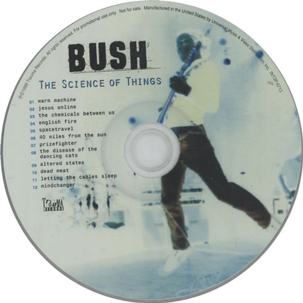 Bush The Science Of Things US Promo CD album (CDLP) INT3P-6713