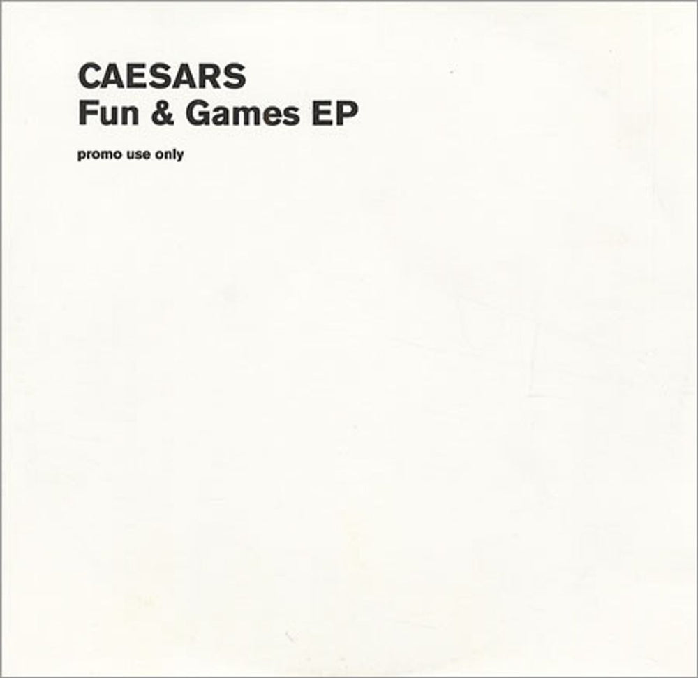 Caesars Fun & Games EP UK Promo CD single (CD5 / 5") DINSDJ255