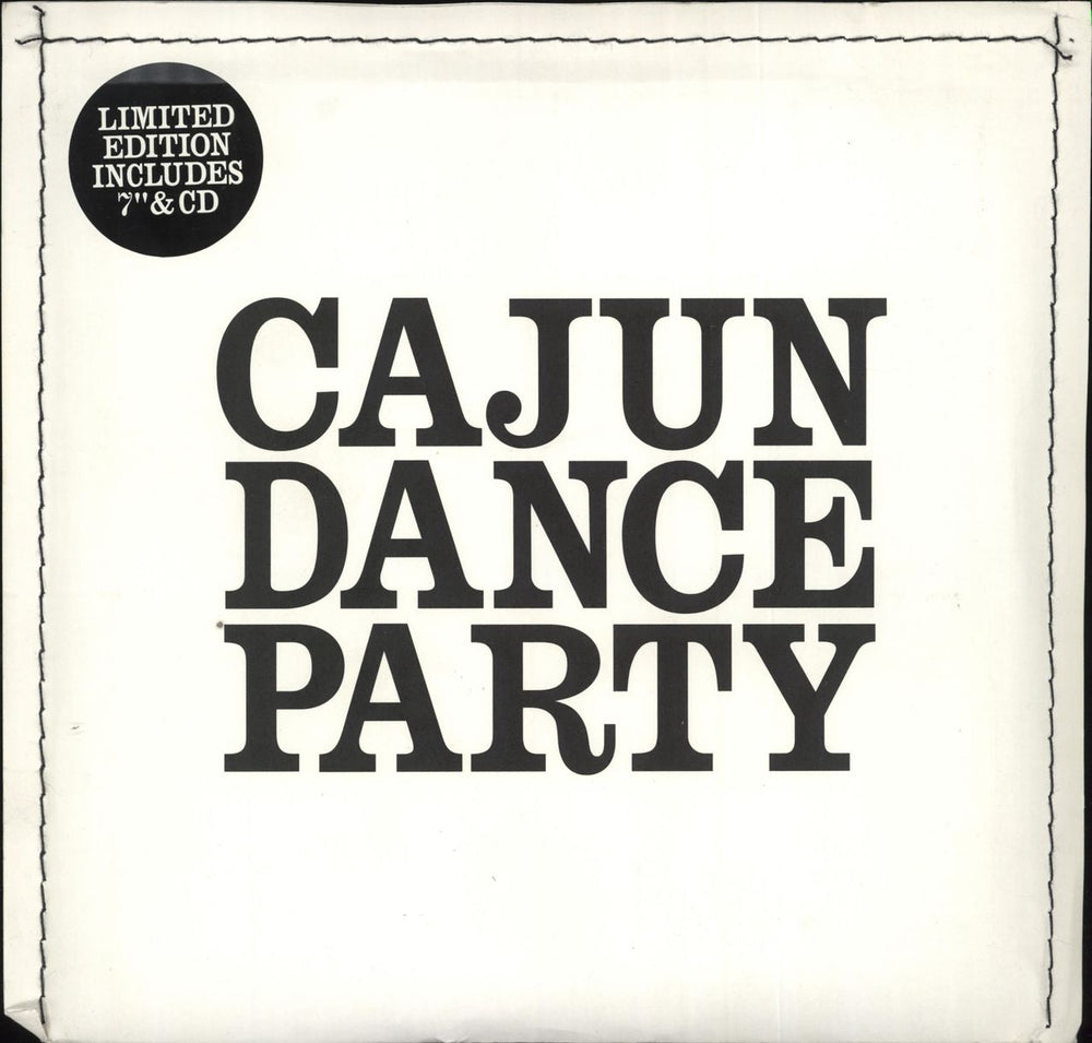 Cajun Dance Party The Race + CD - Sealed UK 7" vinyl single (7 inch record / 45) XLS329