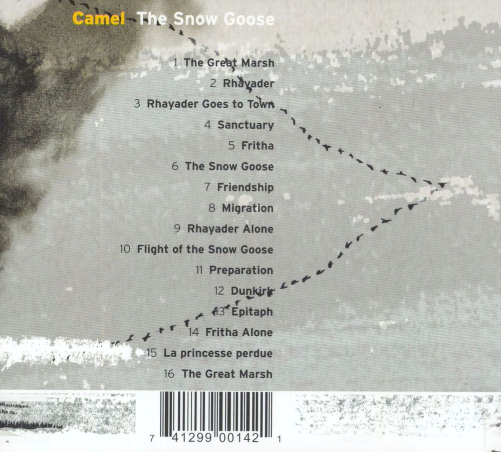 Camel The Snow Goose UK CD album (CDLP)