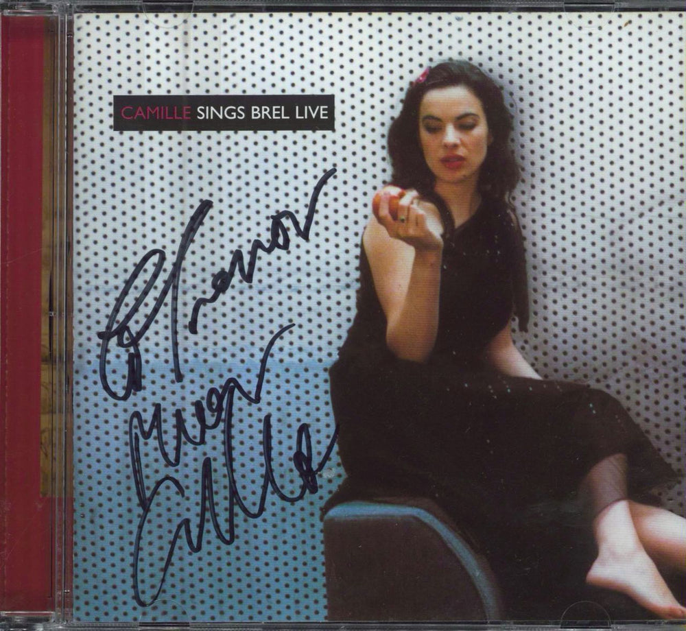 Camille Sings BREL Live - Autographed Irish CD album (CDLP) COSCD02